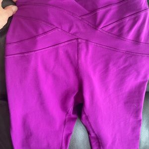 Lululemon leggings (6) purple